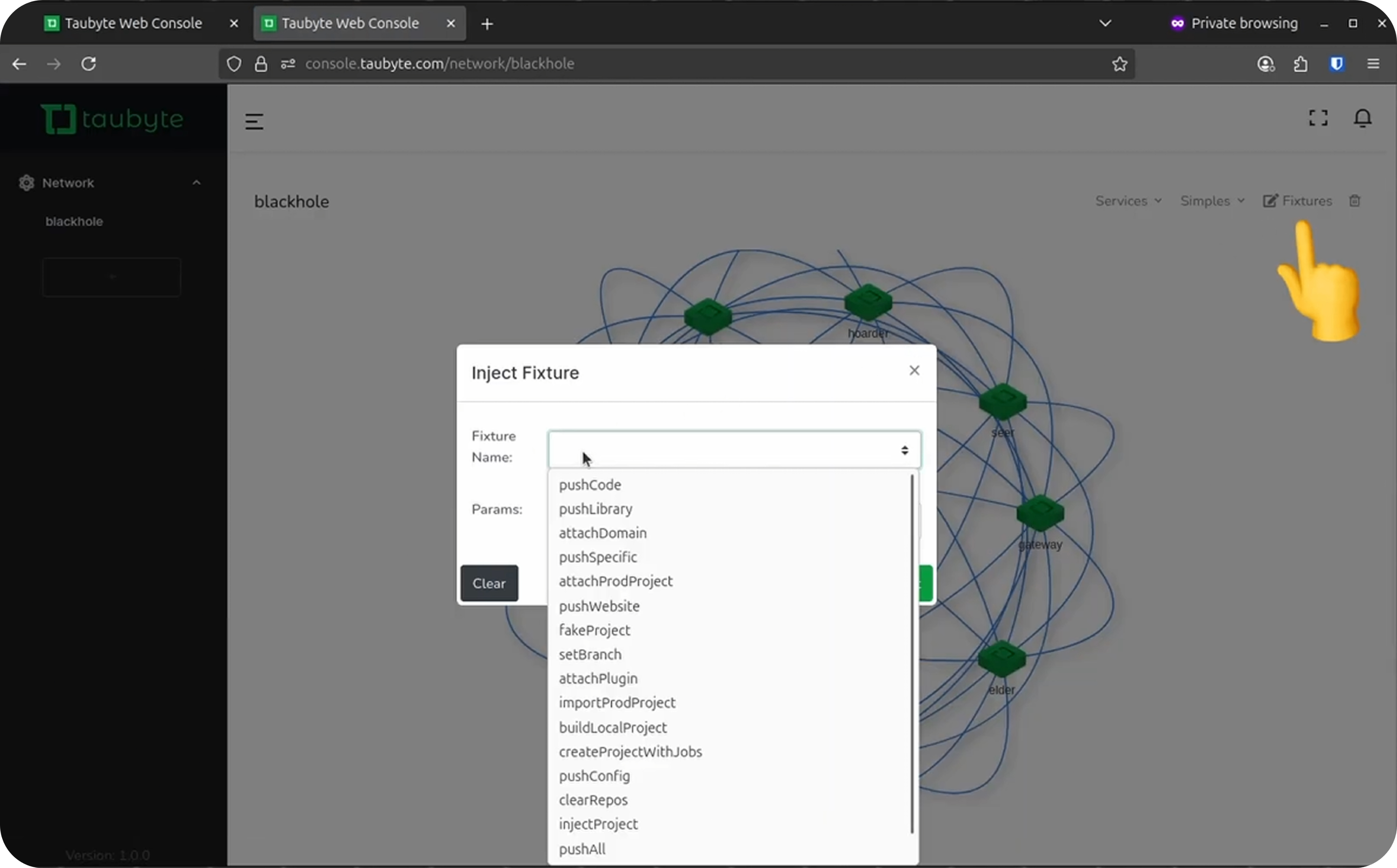 Triggering builds from console